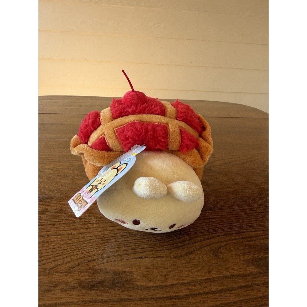 Anirollz Bunniroll Cherry Pie Plush 6" Small Outfitz Bakery Bunny NWT Kawaii